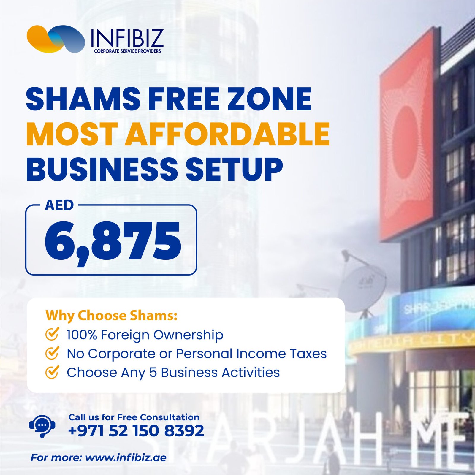 shams free zone business setup