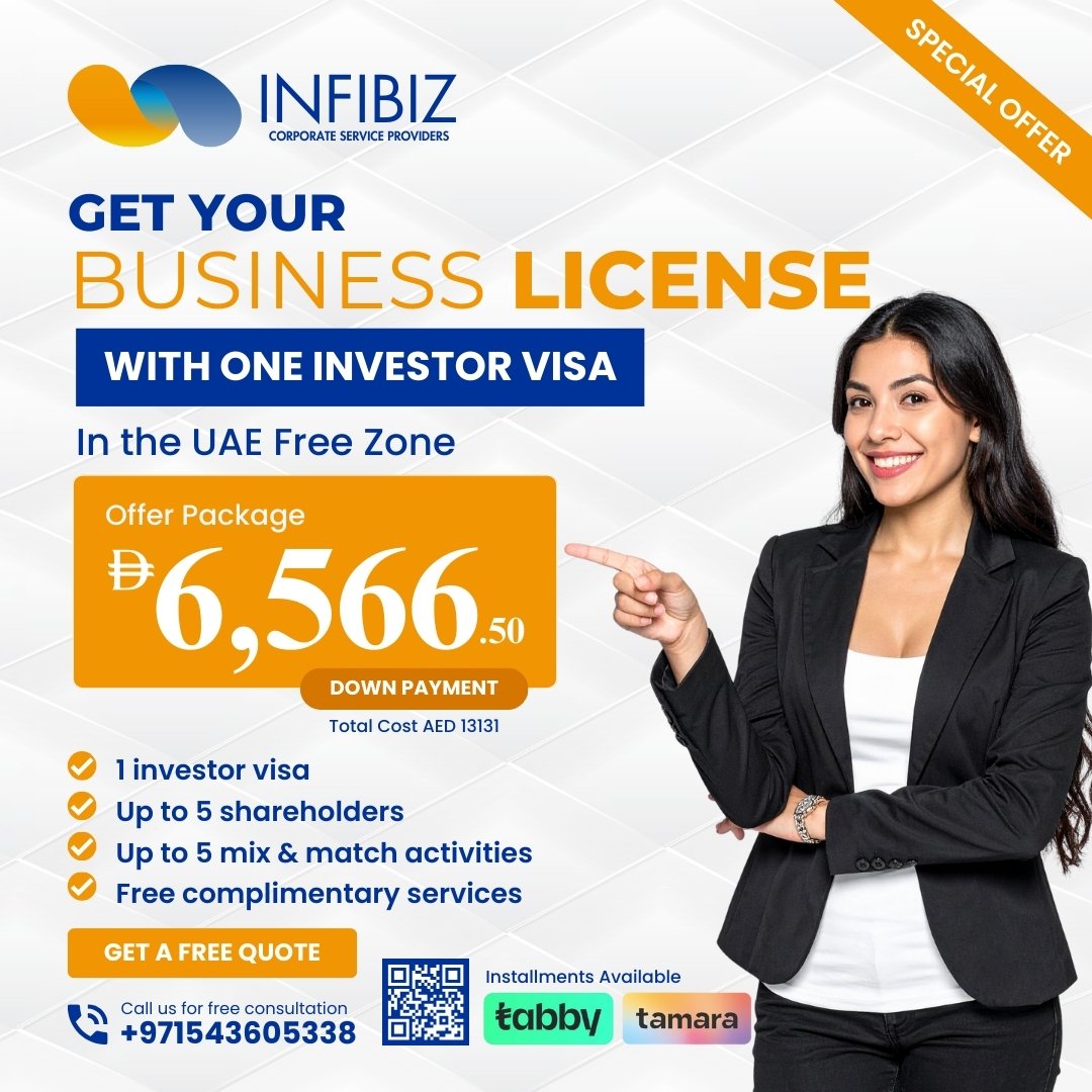 AJMAN FREEZONE LICENSE PACKAGES